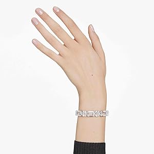 Amazon.com: Swarovski Millenia Tennis bracelet, Octagon cut